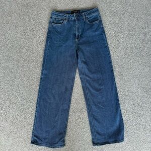 Just Black Denim Wide Leg Jeans Size 28
